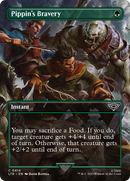 Pippin's Bravery (Borderless Alternate Art) [The Lord of the Rings: Tales of Middle-Earth] - Destination Retro