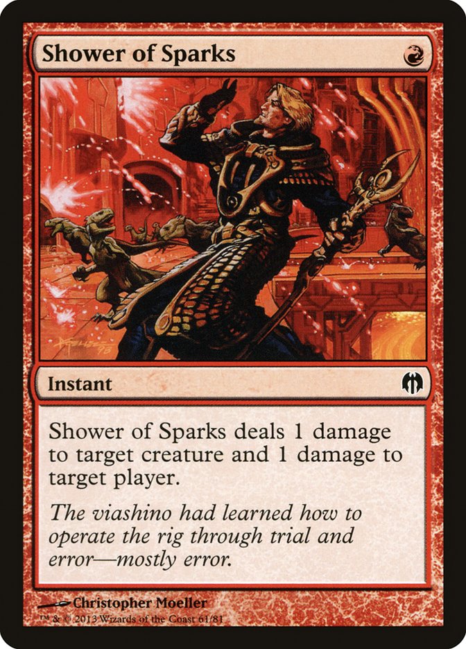 Shower of Sparks [Duel Decks: Heroes vs. Monsters] - Destination Retro