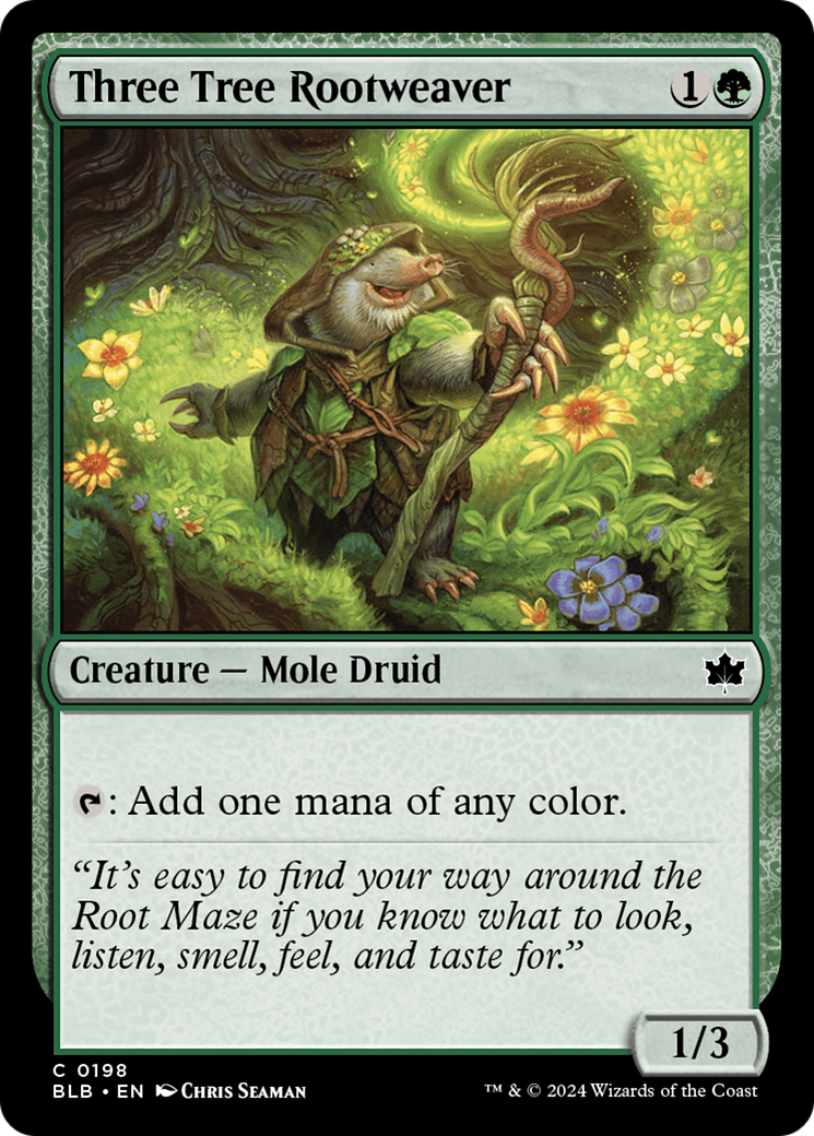 Three Tree Rootweaver [Bloomburrow] - Destination Retro