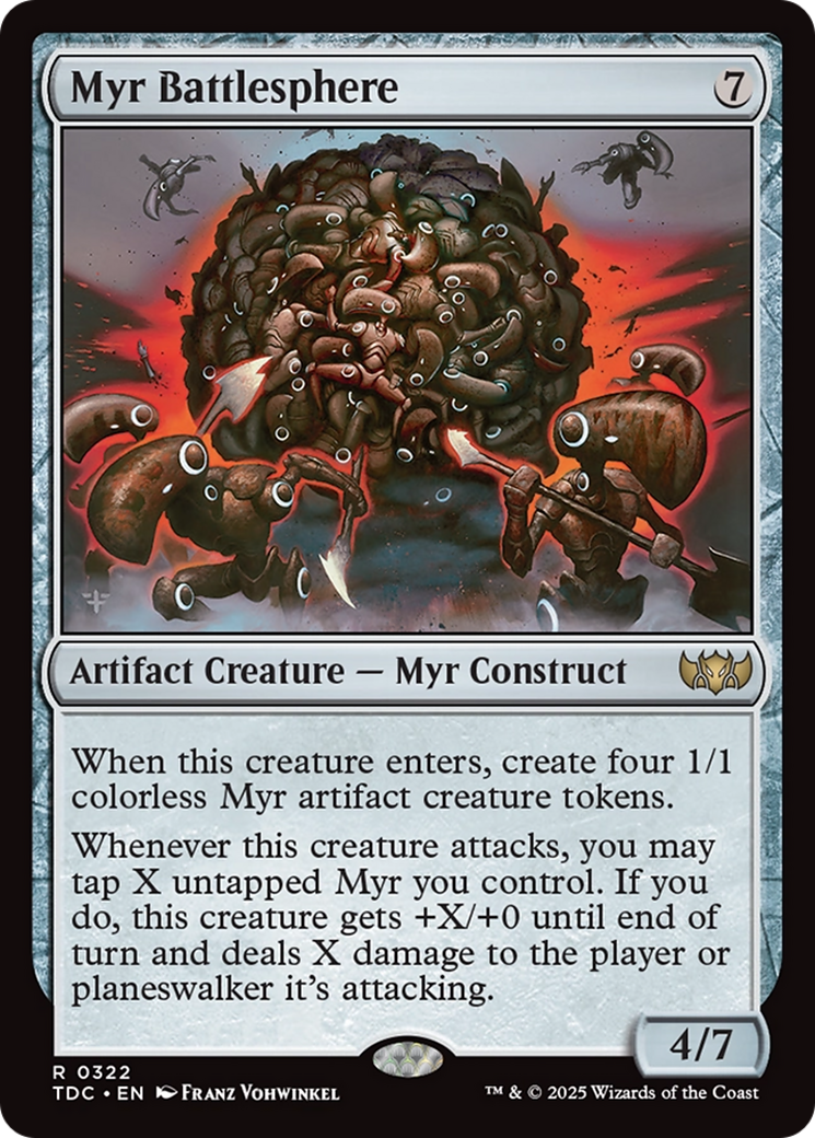 Myr Battlesphere [Tarkir: Dragonstorm Commander] - Destination Retro