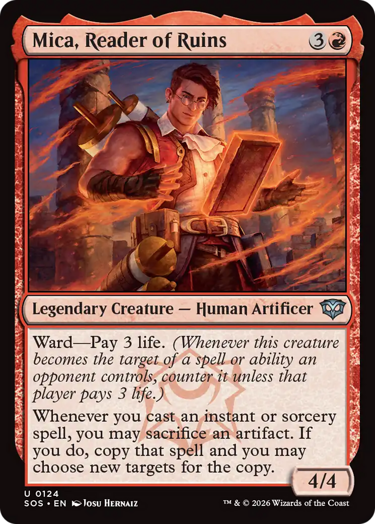 Mica, Reader of Ruins [Secrets of Strixhaven] - Destination Retro