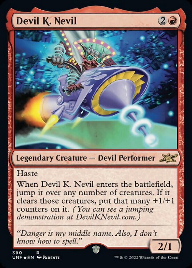 Devil K. Nevil (Galaxy Foil) [Unfinity] - Destination Retro