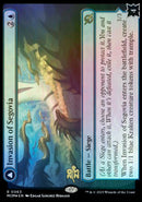 Invasion of Segovia // Caetus, Sea Tyrant of Segovia [March of the Machine Prerelease Promos] - Destination Retro