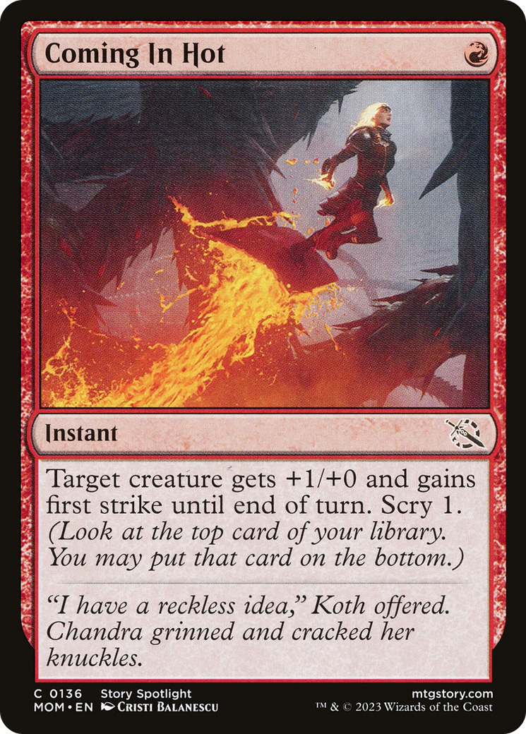 Coming In Hot [March of the Machine] - Destination Retro
