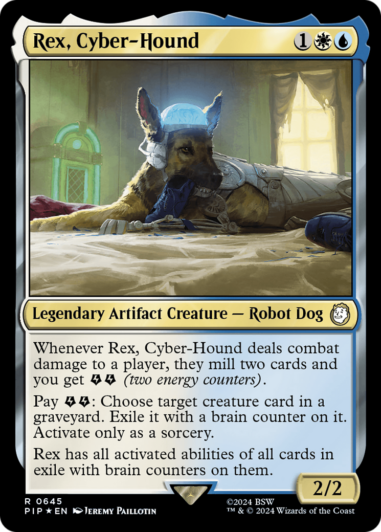 Rex, Cyber-Hound (Surge Foil) [Fallout] - Destination Retro
