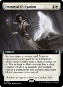 Immortal Obligation (Extended Art) [Murders at Karlov Manor Commander] - Destination Retro