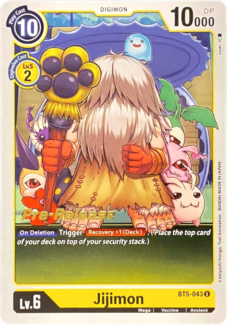 Jijimon [BT5-043] [Battle of Omni Pre-Release Promos] - Destination Retro