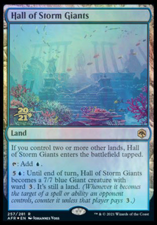 Hall of Storm Giants [Dungeons & Dragons: Adventures in the Forgotten Realms Prerelease Promos] - Destination Retro