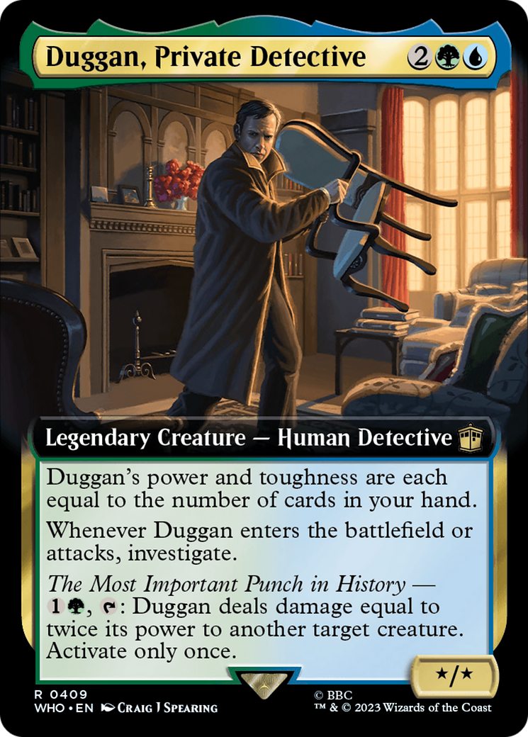 Duggan, Private Detective (Extended Art) [Doctor Who] - Destination Retro