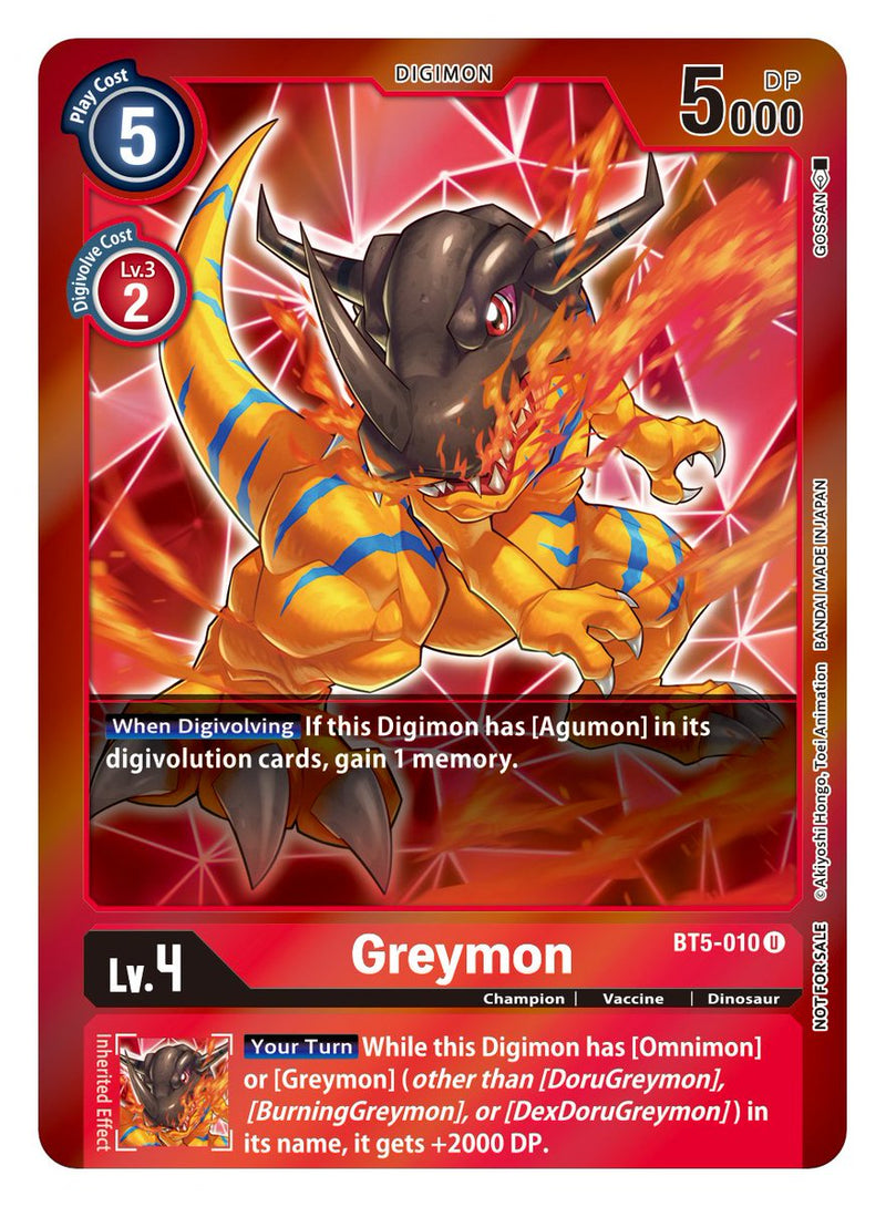 Greymon [BT5-010] (Event Pack 2) [Battle of Omni] - Destination Retro