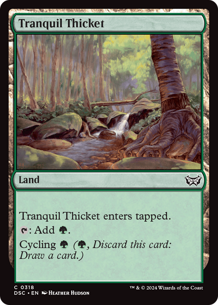 Tranquil Thicket [Duskmourn: House of Horror Commander] - Destination Retro