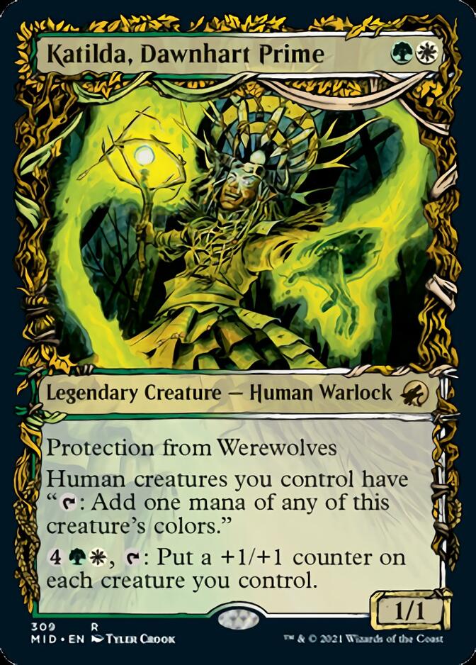 Katilda, Dawnhart Prime (Showcase Equinox) [Innistrad: Midnight Hunt] - Destination Retro