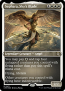 Sephara, Sky's Blade (Foil Etched) [Commander Masters] - Destination Retro