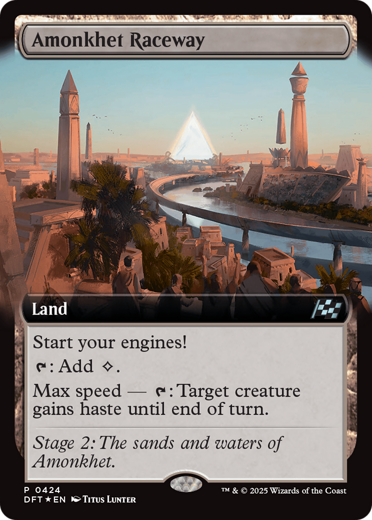 Amonkhet Raceway (Extended Art) [Aetherdrift] - Destination Retro
