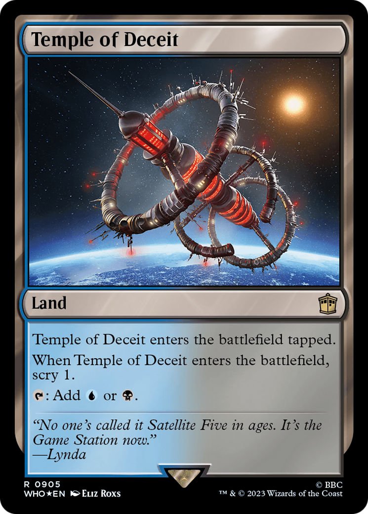 Temple of Deceit (Surge Foil) [Doctor Who] - Destination Retro