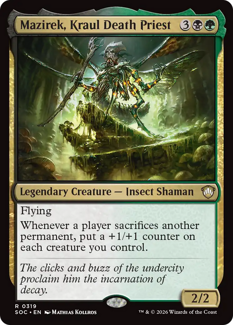 Mazirek, Kraul Death Priest [Secrets of Strixhaven Commander] - Destination Retro