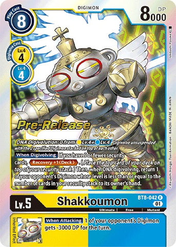 Shakkoumon [BT8-042] [New Awakening Pre-Release Cards] - Destination Retro
