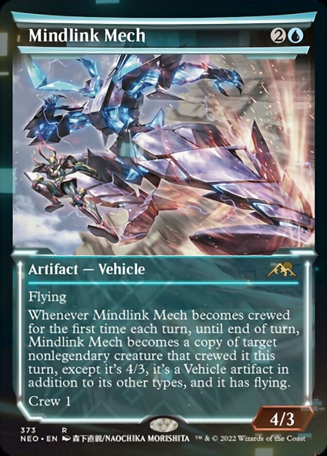 Mindlink Mech (Showcase Soft Glow) [Kamigawa: Neon Dynasty] - Destination Retro