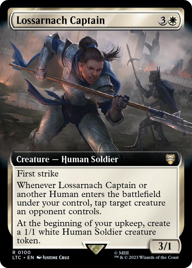 Lossarnach Captain (Extended Art) [The Lord of the Rings: Tales of Middle-Earth Commander] - Destination Retro