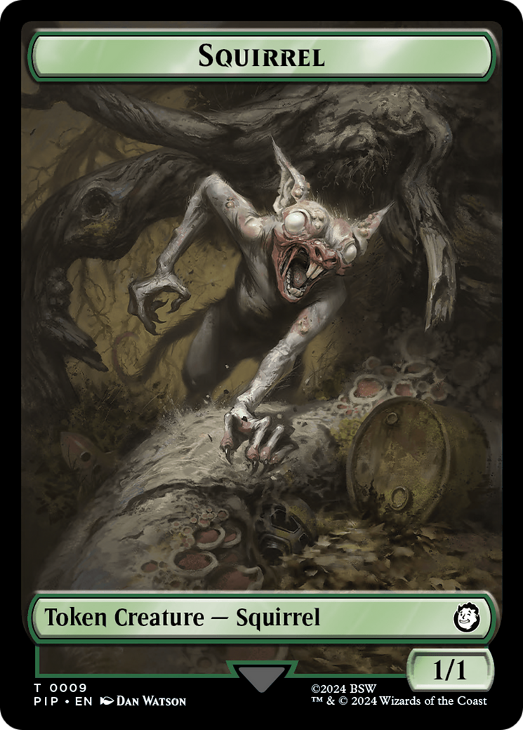 Energy Reserve // Squirrel Double-Sided Token [Fallout Tokens] - Destination Retro