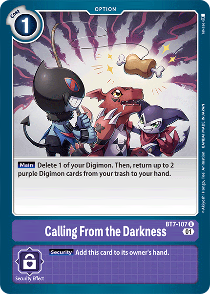 Calling From the Darkness [BT7-107] [Next Adventure] - Destination Retro