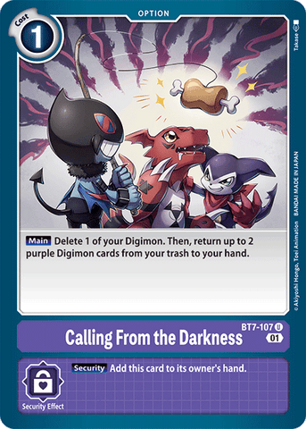 Calling From the Darkness [BT7-107] [Next Adventure] - Destination Retro