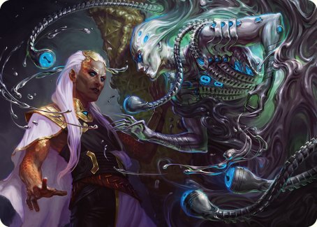 Mirage Mockery Art Card [Phyrexia: All Will Be One Art Series] - Destination Retro