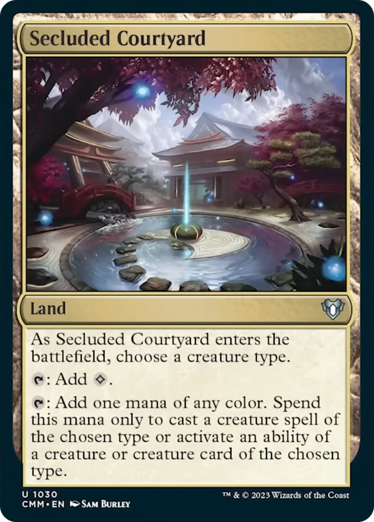 Secluded Courtyard [Commander Masters] - Destination Retro