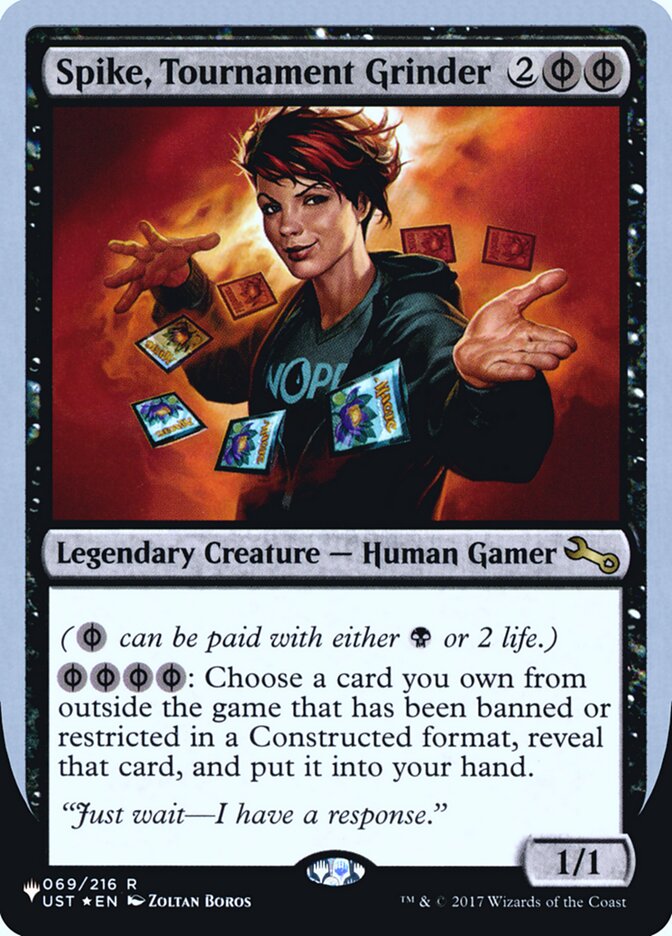 Spike, Tournament Grinder (Unfinity Foil Edition) [The List] - Destination Retro