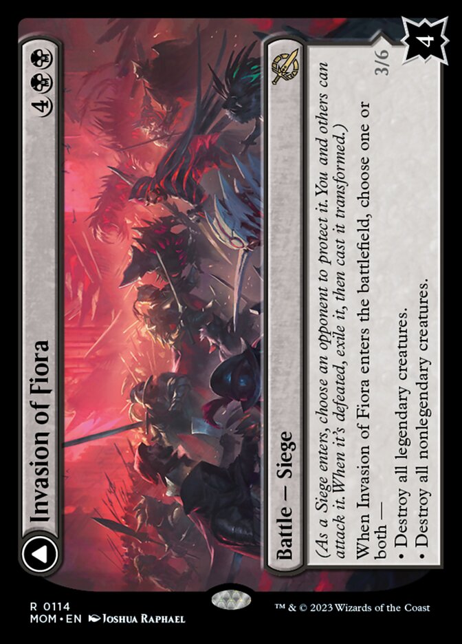 Invasion of Fiora // Marchesa, Resolute Monarch [March of the Machine] - Destination Retro