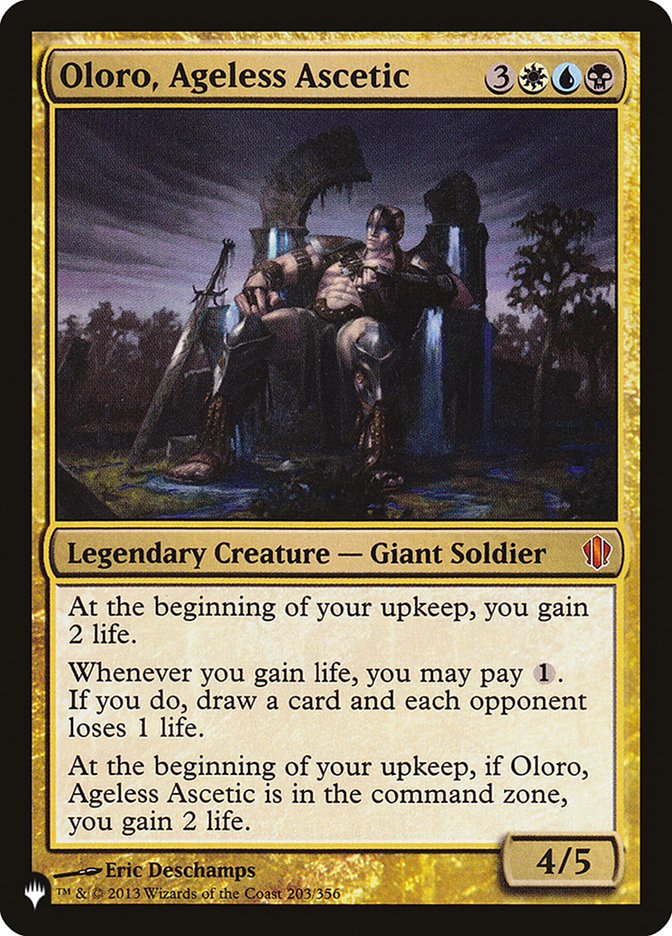 Oloro, Ageless Ascetic [The List] - Destination Retro