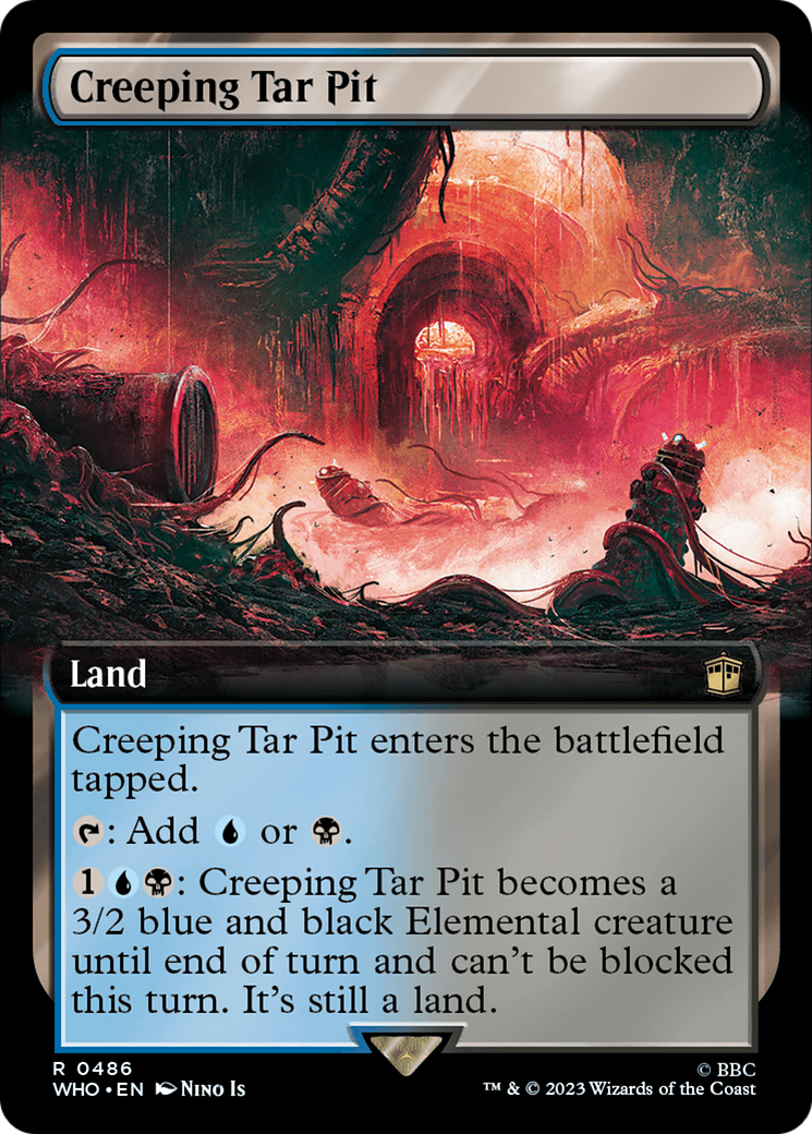 Creeping Tar Pit (Extended Art) [Doctor Who] - Destination Retro