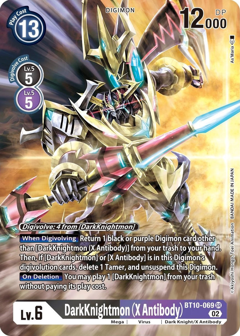 DarkKnightmon (X Antibody) [BT10-069] (Alternate Art) [Xros Encounter] - Destination Retro