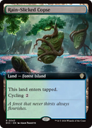 Rain-Slicked Copse (Extended Art) [Lorwyn Eclipsed Commander] - Destination Retro