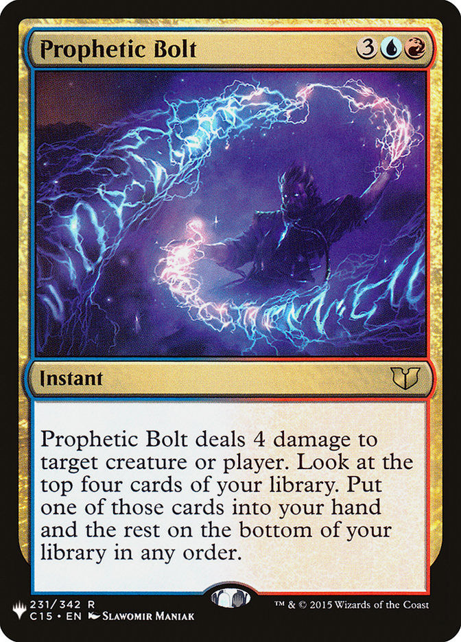 Prophetic Bolt [The List] - Destination Retro