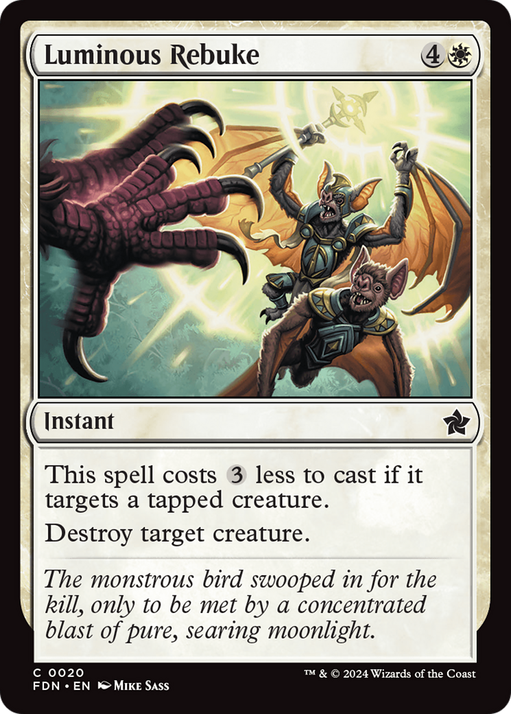 Luminous Rebuke [Foundations] - Destination Retro