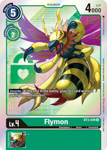 Flymon [BT3-049] (Buy-A-Box Promo) [Release Special Booster Ver.1.5 Promos] - Destination Retro