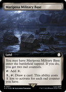 Mariposa Military Base (Extended Art) (Surge Foil) [Fallout] - Destination Retro