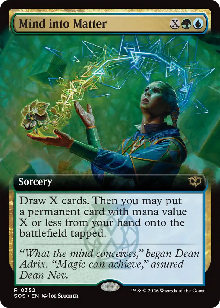 Mind into Matter (Extended Art) [Secrets of Strixhaven] - Destination Retro