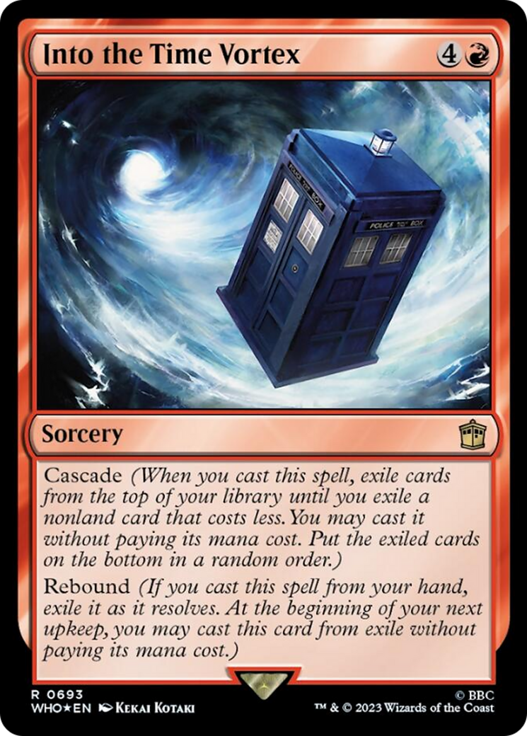 Into the Time Vortex (Surge Foil) [Doctor Who] - Destination Retro