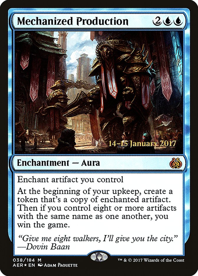 Mechanized Production [Aether Revolt Prerelease Promos] - Destination Retro