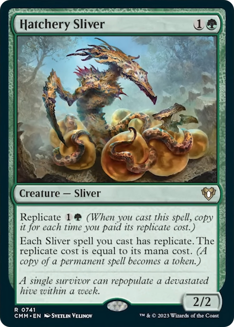 Hatchery Sliver [Commander Masters] - Destination Retro