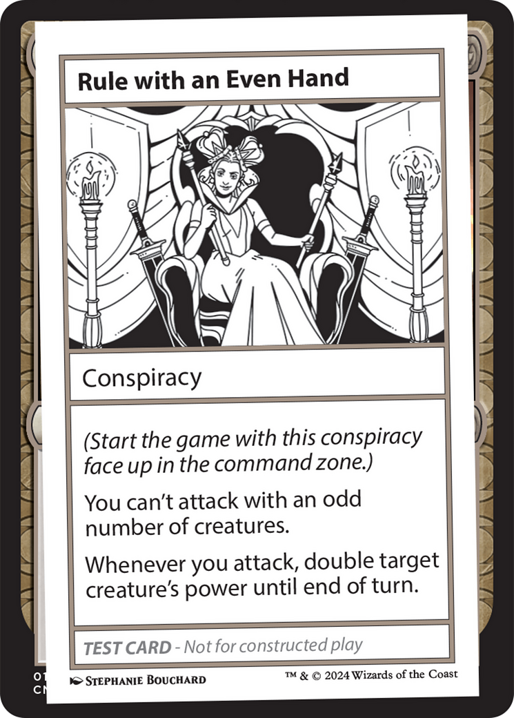 Rule with an Even Hand [Mystery Booster 2 Playtest Cards] - Destination Retro