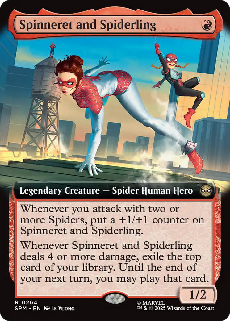 Spinneret and Spiderling (Extended Art) [Marvel's Spider-Man] - Destination Retro