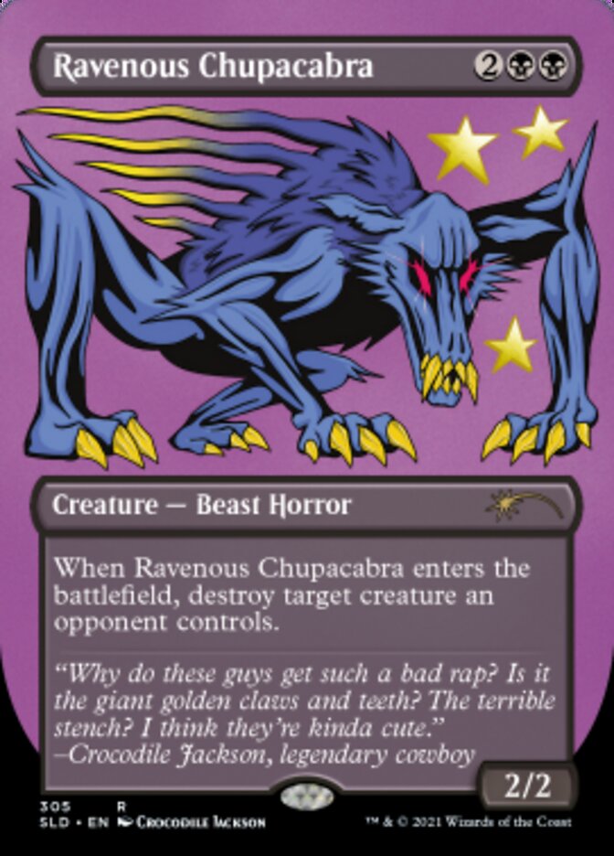 Ravenous Chupacabra (Borderless) [Secret Lair Drop Series] - Destination Retro
