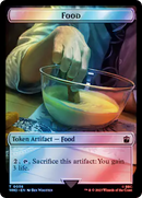 Warrior // Food (0058) Double-Sided Token (Surge Foil) [Doctor Who Tokens] - Destination Retro