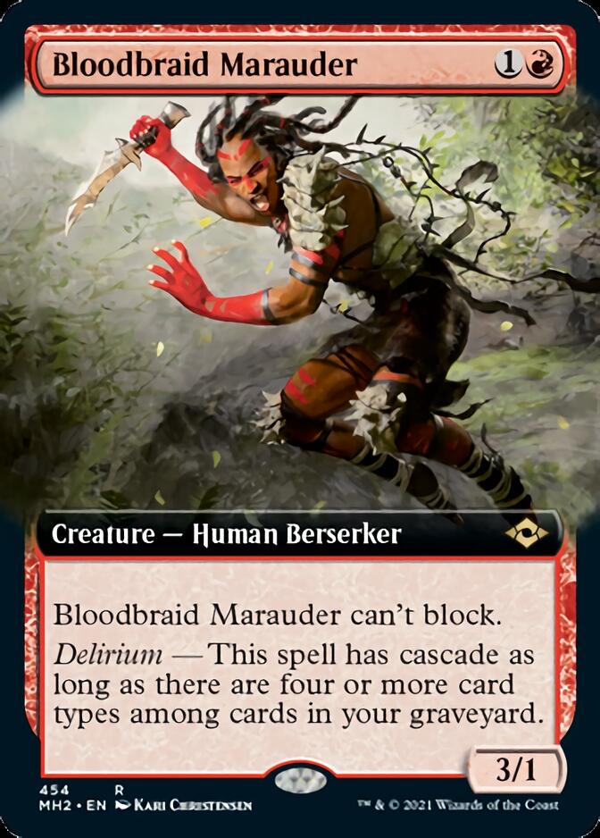 Bloodbraid Marauder (Extended Art) [Modern Horizons 2] - Destination Retro