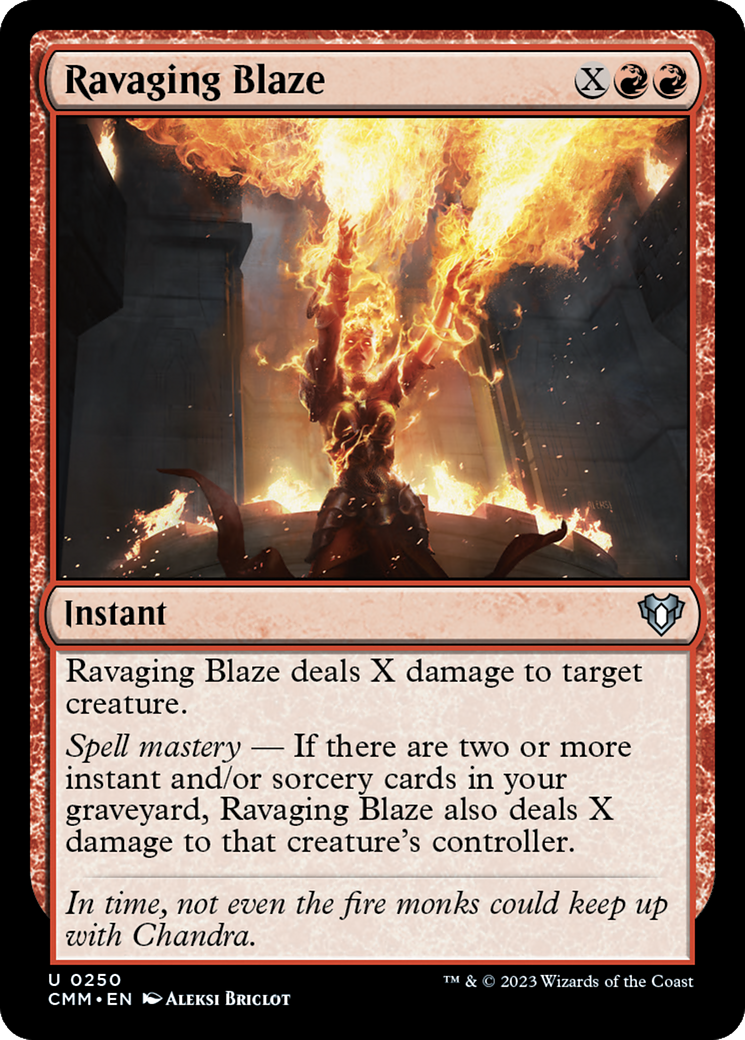 Ravaging Blaze [Commander Masters] - Destination Retro