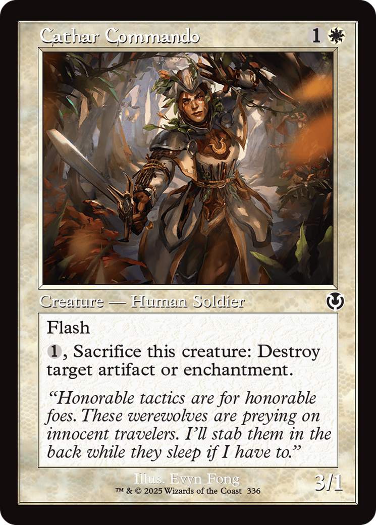 Cathar Commando (Retro Frame) [Innistrad Remastered] - Destination Retro