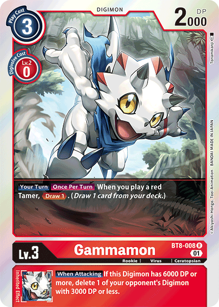 Gammamon [BT8-008] [New Awakening] - Destination Retro
